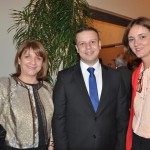 Ângela Martinez, do Barceló, Fernando Cardoso, da Aeromexico, e Márcia Pelegrini, da CWT
