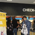 Embarque para o voo fretado