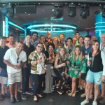 Equipe MSC com agentes e operadores convidados para a inauguração do MSC Seaside