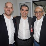 Frederico Pedreira, Marcius Moreno e José Efromovich, da Avianca