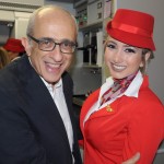 José Efromovich e Jhennifer Lopes, da Avianca