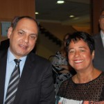 Marcelo Abreu da Emirates e Cristina Fritsch da Abav-RJ