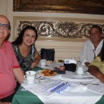 Ney Alves e Priscila Brum, da Lenhatour, com Eduardo Antunes e Léia Santos, da Antunes Tour