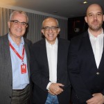Tarcísio Gargioni, José Efromovich e Frederico Pedreira, da Avianca Brasil