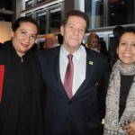 Ingrid Vieira, do Gran Meliá RJ, Wellington Costa, da GBTA, e Jandira Cordeiro, da Setur de Foz do Iguaçu