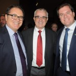 Vinicius Lummertz, presidente da Embratur, Tarcísio Gargioni, VP da Avianca Brasil, e Marx Beltrão, Ministro do Turismo