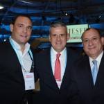 Alexandre Bacelar, do WTC, Juan Pablo de Vera, da Reed, e Toni Sando, do SPCVB