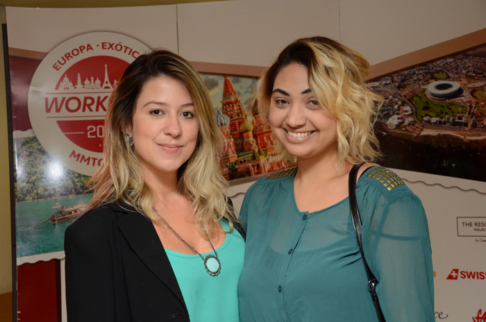 Amanda Caracante e Analu Souza, da Flyworld Viagens Amanda Caracante e Analu Souza, da Flyworld Viagens