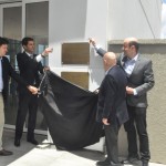 Descerramento da placa fundamental do empreendimento e de entrega de obra