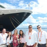 Pablo Zabala com Aryana Lopes, Patryck Vieira, Ana Bozzetti, Lucas Figueiredo e Julia Menezes, equipe Discover