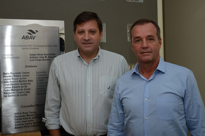 Paulo Pereira e Eduardo Campos Bueno, da Personal Travel Paulo Pereira e Eduardo Campos Bueno, da Personal Travel