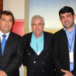 Ruy Gaspar, secretário de Turismo do RN, Jorge Rebelo, proprietário do Vila Galé, e Rondinelle Oliveira, do Idema RN
