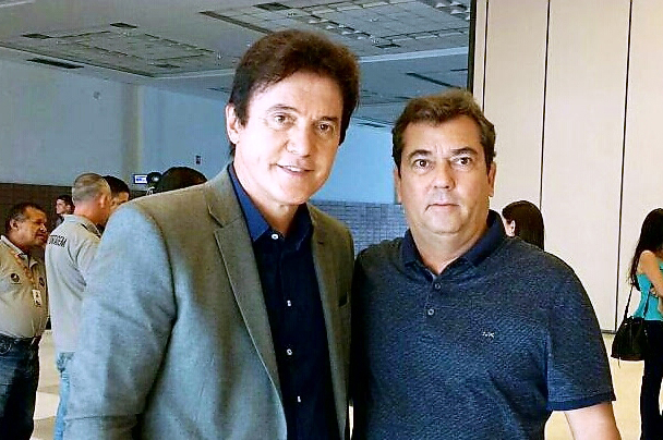 Robinson Faria, governador do estado, e Ruy Gaspar, titular da pasta