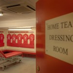 Vestiário do Anfield Stadium, Liverpool - crédito VisitBritain