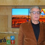 Arialdo Pinho, secretário de Turismo do CE no estande da ITB