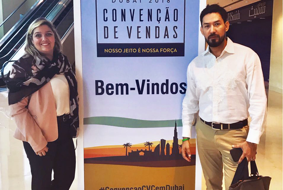 Carla Cecchele e Leonel Reyes, da RCD Hotéis Carla Cecchele e Leonel Reyes, da RCD Hotéis
