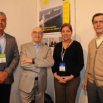 Carlos Nascimento, Dagoberto Silva, Valéria Machado e Mário Miguel, do Luzeiros Hotéis