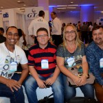 Dailton Brito, da R&E Viagens, Josiane Defino e Sandra Daguano, da JD, e Dorival Junior, da R&E Viagens