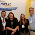 Francisco Assis Leite, presidente da Avirrp, Magda Nassar, presidente da Braztoa, Daniela Bernardo, da Avirrp, e José Zuquim, da Ambiental