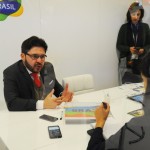Gilson Lira, da Embratur, passa o dia em reunião aqui na BTL