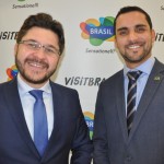Gilson Lira e Alisson Braga, da Embratur