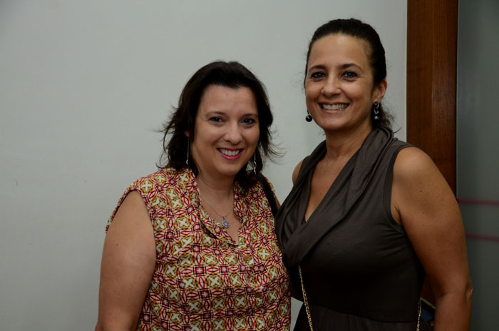 Jaqueline Rodrigues, da MGM, e Gisela Perez, da Interpoint Jaqueline Rodrigues, da MGM, e Gisela Perez, da Interpoint