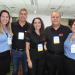 Julia Mantovani, da Highlight, Fabio Felix, Andréa Guedes e Julio Cezar, da AIT, com Gabrielly Mello, da Highlight