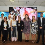 Magda Nassar, presidente da Braztoa, com a equipe da Argentina