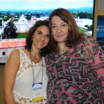 Natália Pisoni, da Inprotur Argentina, e Magda Nassar, da Braztoa