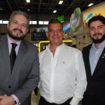 Nickolas Anjos, da Amazonastur, Luis Maio, de Ilhabela, e José Lima, da Bahiatursa