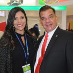 Patricia Masche, do Rio CVB, e Luis Maio, de Ilhabela