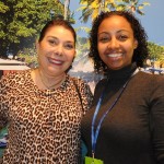 Regina Ahmed, da Bahiatursa, e Djamila Neves, da TACV