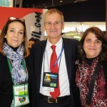 Regina Motta com Claudio e Denise Del Bianco, da Del Bianco Turismo
