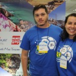 Ygor Paixão, da Flytour e Vanessa Oliveira, da Flytour MMT