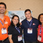 Americo Samu, Vanessa Oliveira, Ygor Paixão e Janaina Lopes, da Flytour MMT