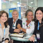 Ana Fernandez e Andrea Gabel, de St. Pete & Clearwater, com Rosa e Mari Masgrau, do M&E