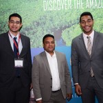 Andre Braga, Daniel Mathew, da Yathra Travels, e Juliano Braga, da Amazonia Paradise