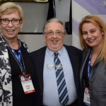 BArbara Picolo, da Flytour MMT, Leslie Benveniste, do Visit Tampa Bay no Brasi, e Patricia Bartels, da Travel South USA