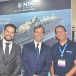 Bruno Cordaro, Adrian Ursilli e Newton Santos, da MSC