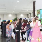 Corredores cheios no primeiro dia do evento