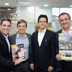 Cristiano Placeres, Ricardo Assalim, Eduy de Azevedo Junior e Claiton Armelin, da CVC