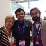 Daisy Silveira, da Tia Tania, Renato Gonçalves, da Universal, e Erick Silveira, da Tia Tania