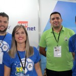 Deborah Rotehn e Julio Schultz da Flytour com Carlos e Diego Alves do Porto do Sol