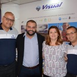 Denis Espinoza, Leandro Roberto, Adriana Dezanetti, e Thiago Benatti, da Visual Turismo