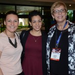 Dinah Policarpo e Lisa Tejeda, do NYC & Company, e Barbara Picolo, da Flytour MMT