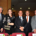 Edmar Bull, da Copastur, Magda Nassar, da Braztoa, Geraldo Rocha, da ABAV, Orlando Souza, do FOHB, e Toni Sando, da Unidestinos