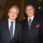 Edmar Bull, da Copastur, e Michel Tuma Ness, presidente da Fenactur