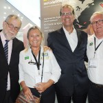 Enrique-Martin Ambrósio, da Air Europa, Rosa Masgrau, do M&E, Antonio Barreto, de Salvador, e Roy Taylor, do M&E