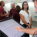 Jogo de Quiz garantia premios no estande de SC
