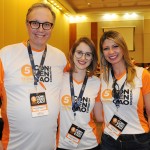 José Carlos de Menezes, Carolina Michelon e Valéria Pereira, da Affinity